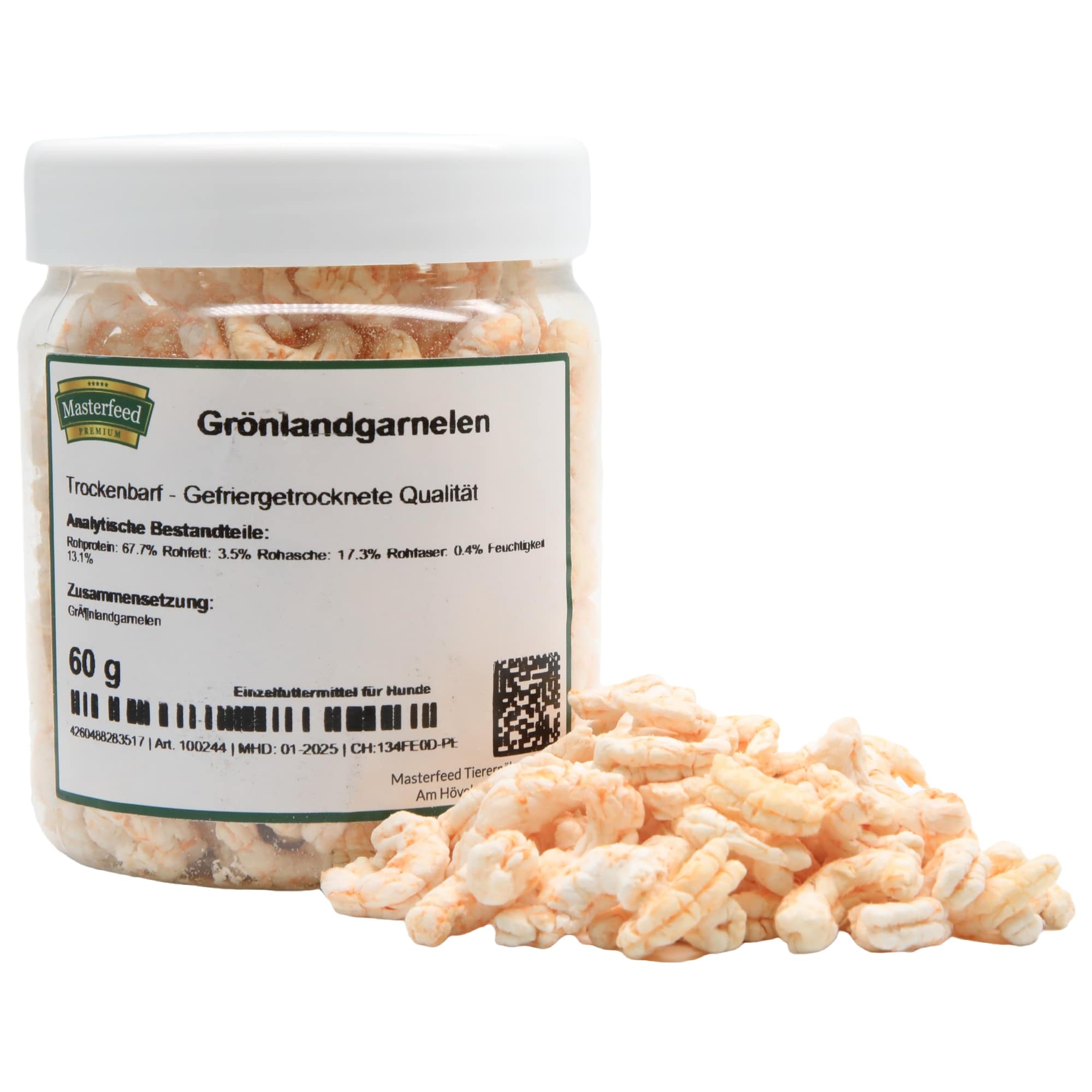 Grönlandgarnelen Trockenbarf - Gefriergetrocknete Qualität